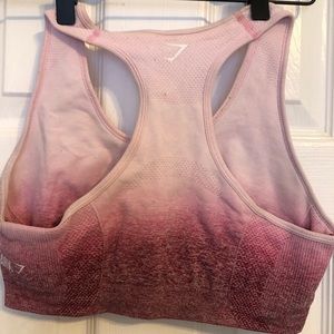 Gymshark ombré seamless sports bra